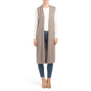 COPY - Calypso St. Barth Risina Cashmere Long Duster Vest